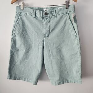 GAP Men's‎ Mint Green Cotton Blend Shorts 12" Inseam Size 30 NWT Casual